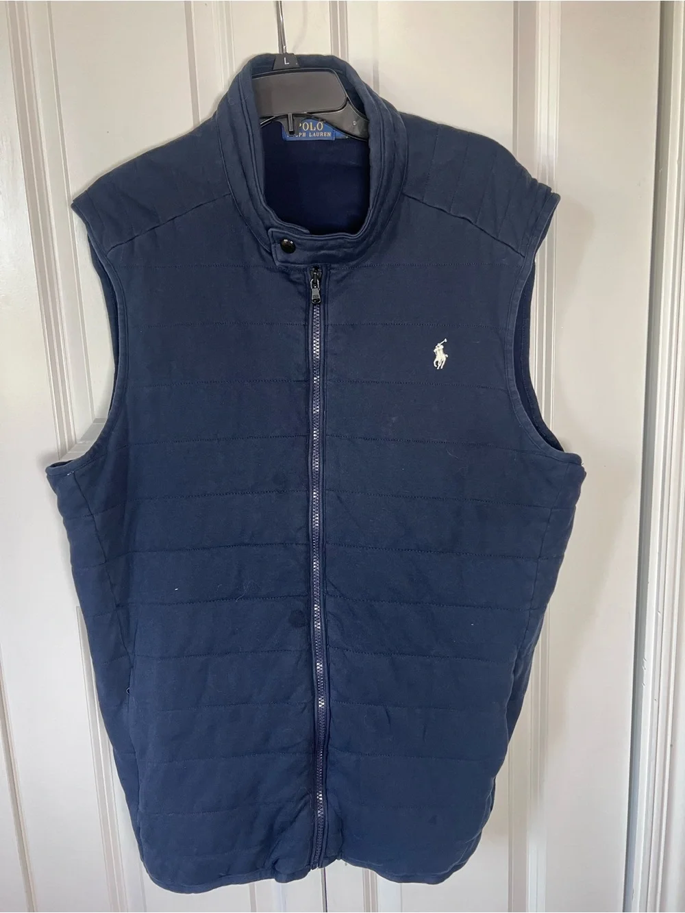 Polo by Ralph Lauren Navy Quilted Sleeveless Vest Sz XXL